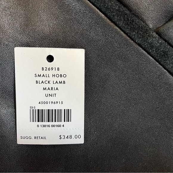 Cole Haan Maria Sharapova Collab buttery soft Lamb Leather small black h… - Picture 4 of 15